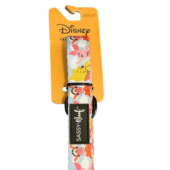 Disney Sassy Woof Winnie The Pooh Friends Dog Collar Pet Tigger Piglet 60" NWT - Picture 2 of 4